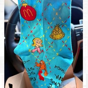 McDonald’s Grinch Socks